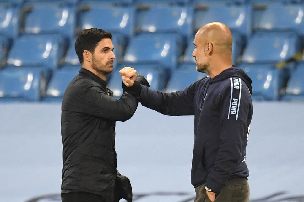 pep guardiola arteta